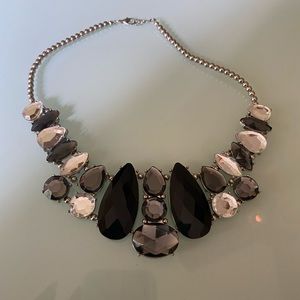 Costume jewelry black necklace